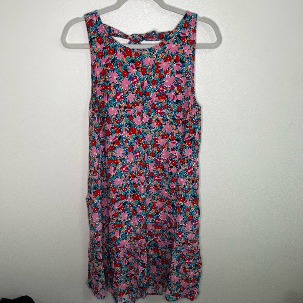 Loft floral print tie back sundress - Picture 3 of 9